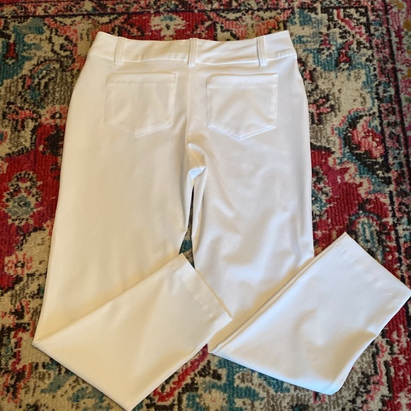 Lilly Pulitzer Luxletic Cameron Golf Pants UPF 50+ Resort White Size 6 - Picture 5 of 7